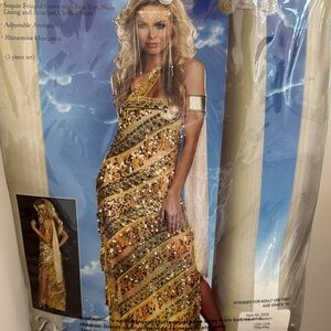 Golden Goddess Halloween Costume